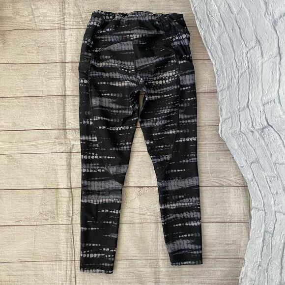 Avia women S pull on print leggings w/elastic waist black and white - Picture 8 of 10